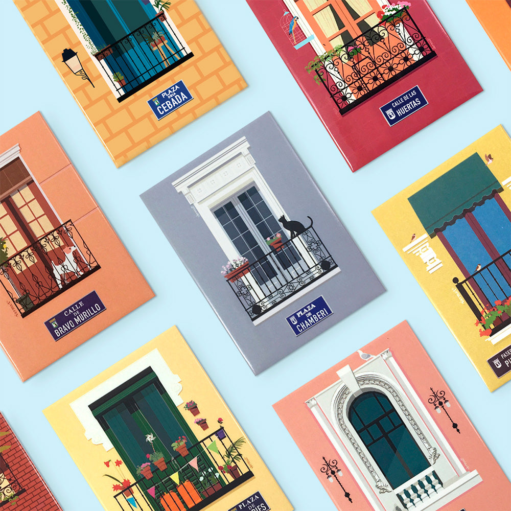 Balcones de Madrid - Calle Manuela Malasaña Imán