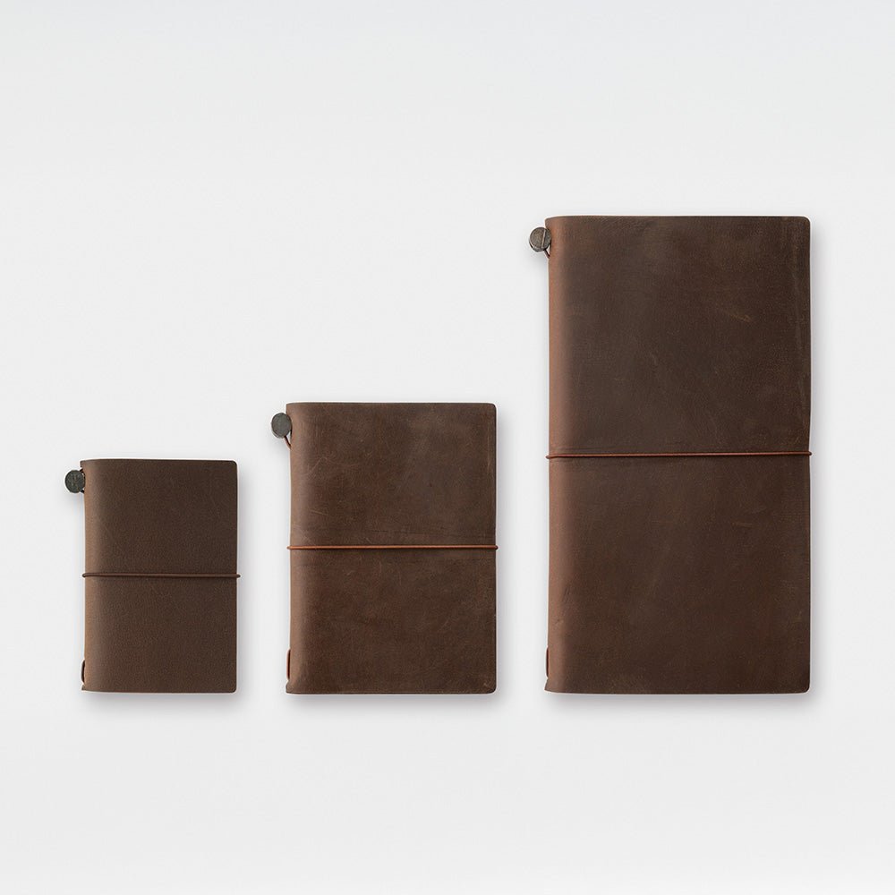 Carnet de voyage format carte, coffret 20e anniversaire, marron