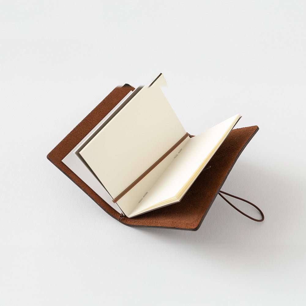 Carnet de voyage format carte, coffret 20e anniversaire, marron