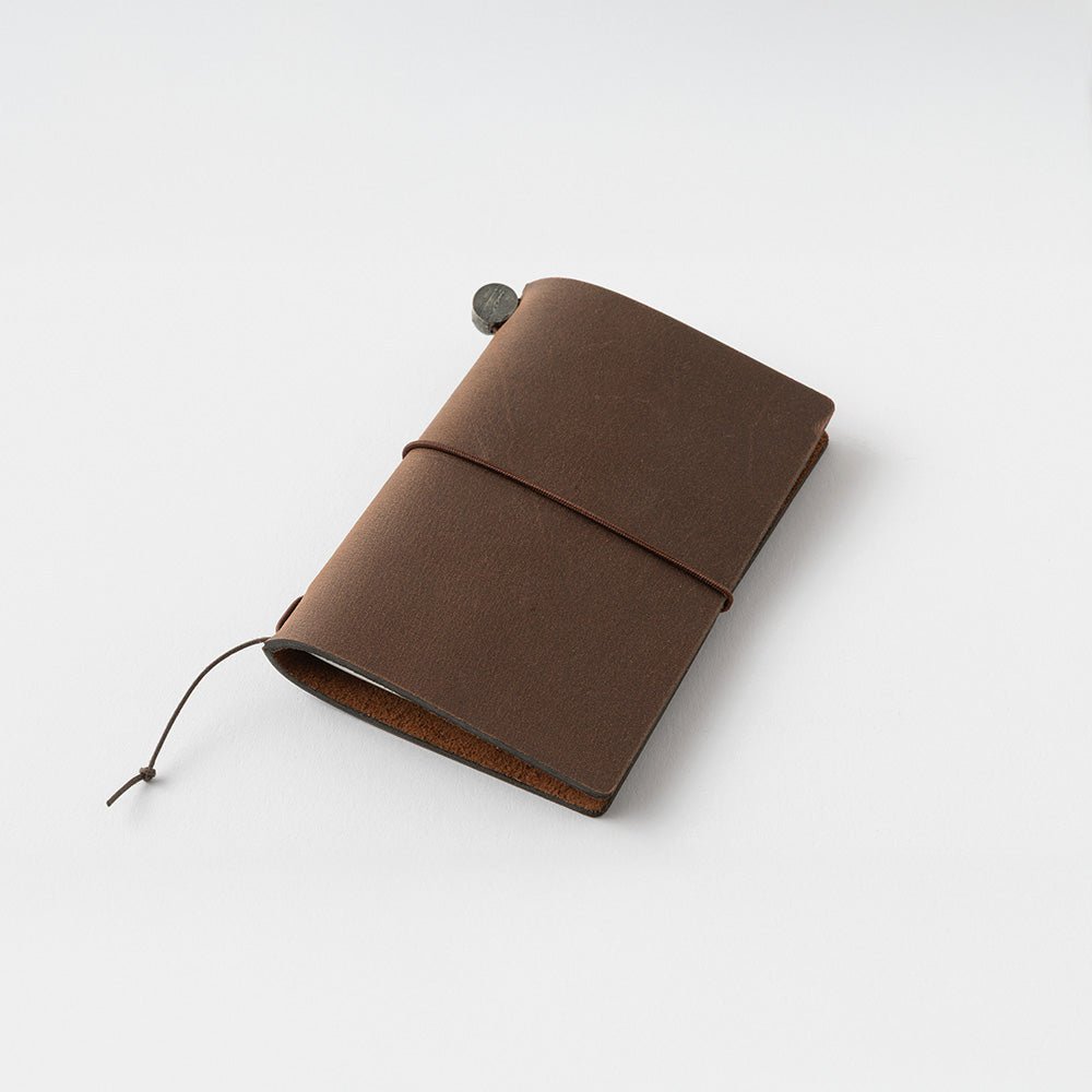Carnet de voyage format carte, coffret 20e anniversaire, marron