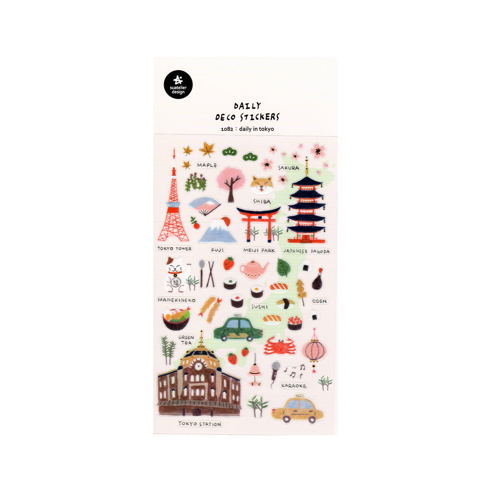 Daily In Tokyo Stickers