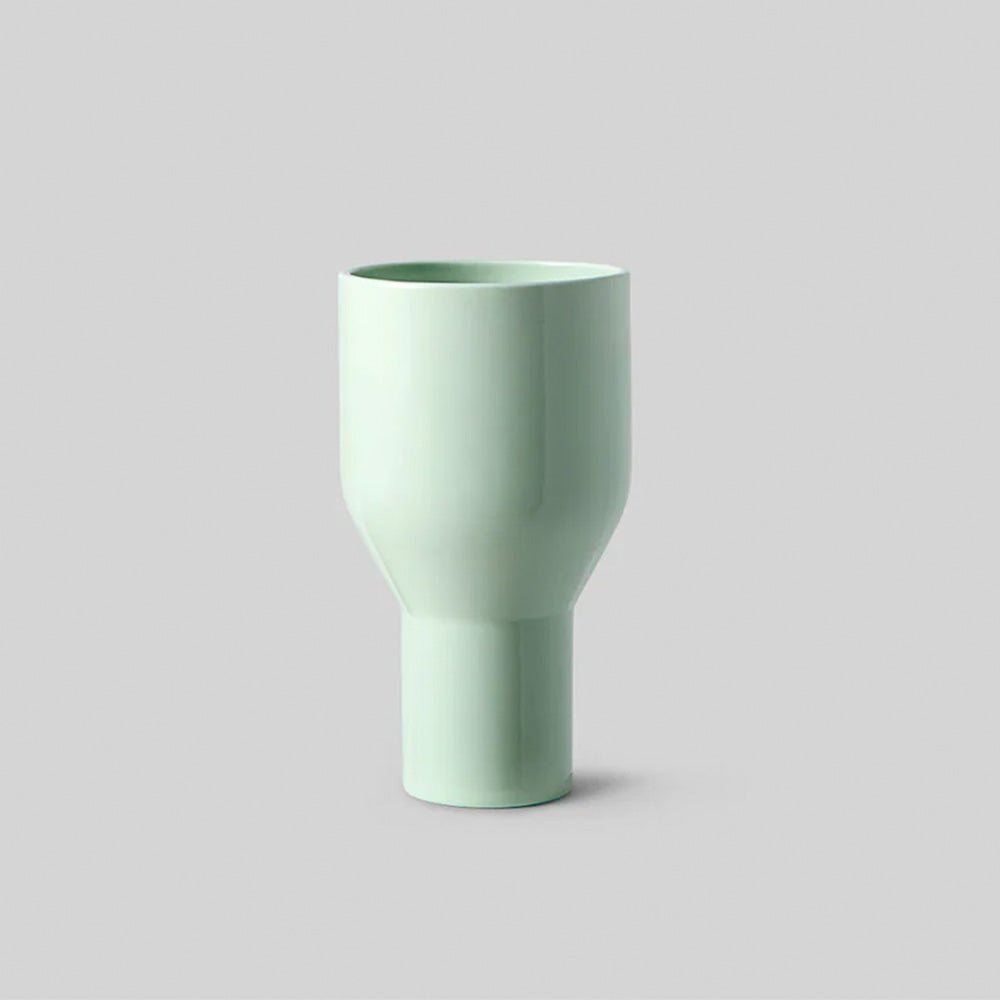 Vase à fleurs menthe