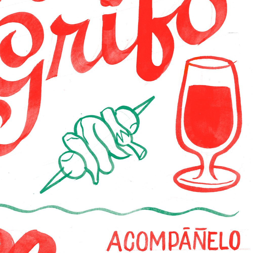 Vermouth à la pression Impression Giclée