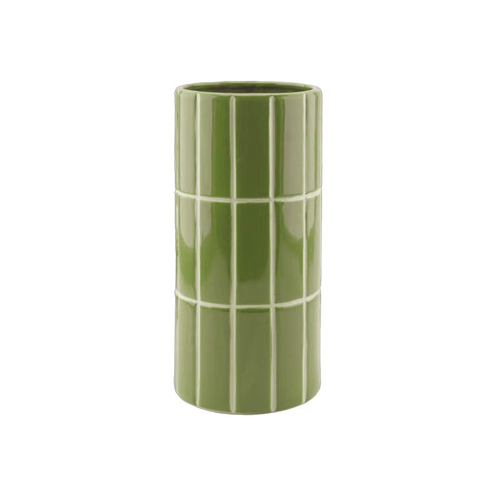 Vase Carrelage Kaki