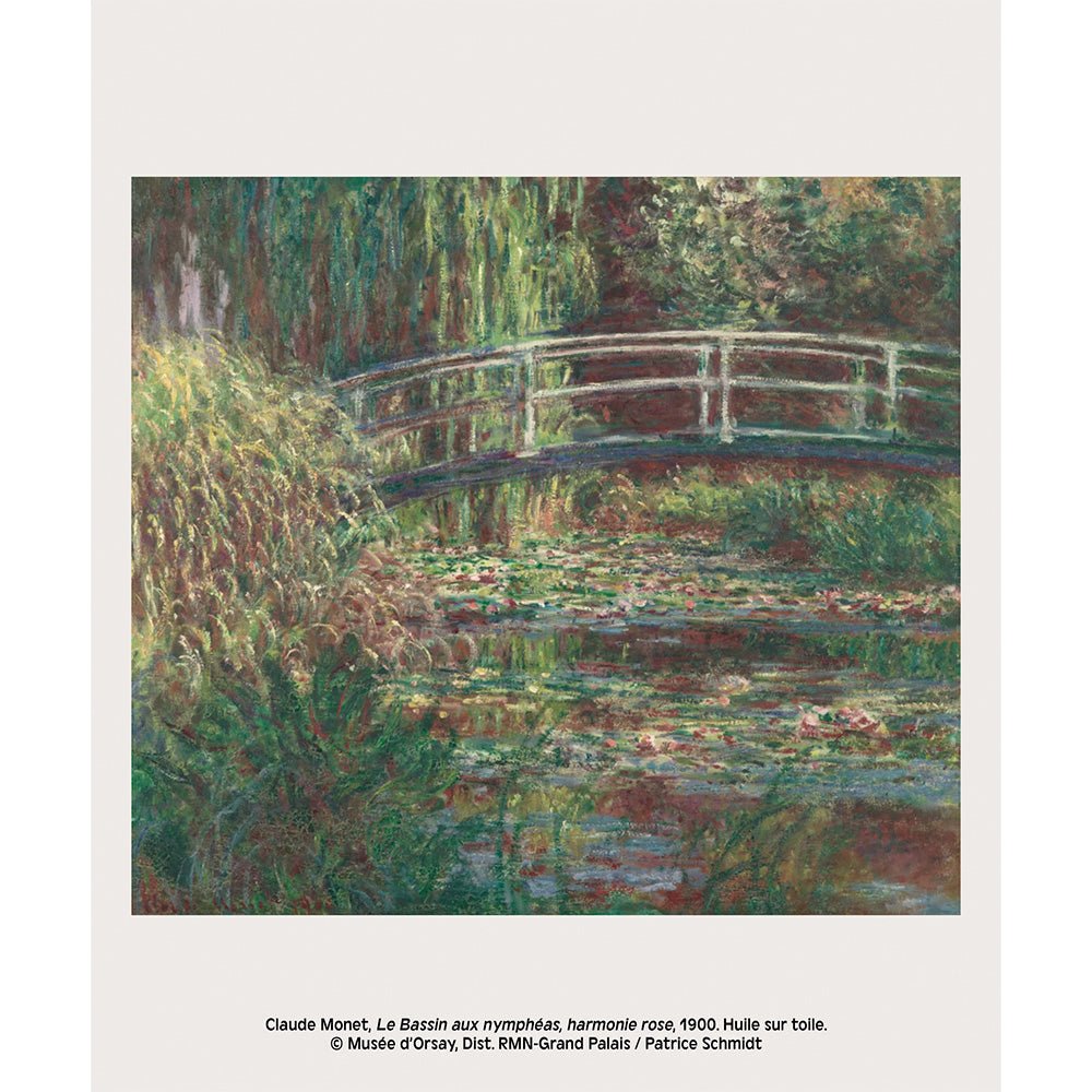 Le Bassin aux nymphéas, harmonie rose Maria Medem Risografía A3