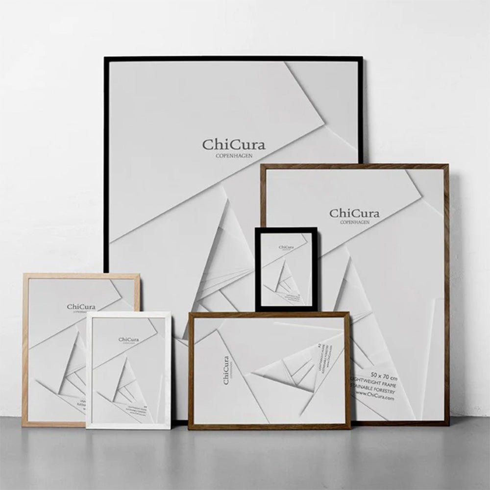 Wooden Frame A2 Glass Black