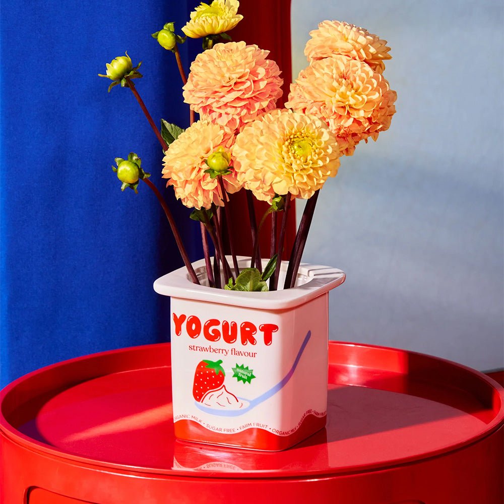 Jarrón Yogur Fresa