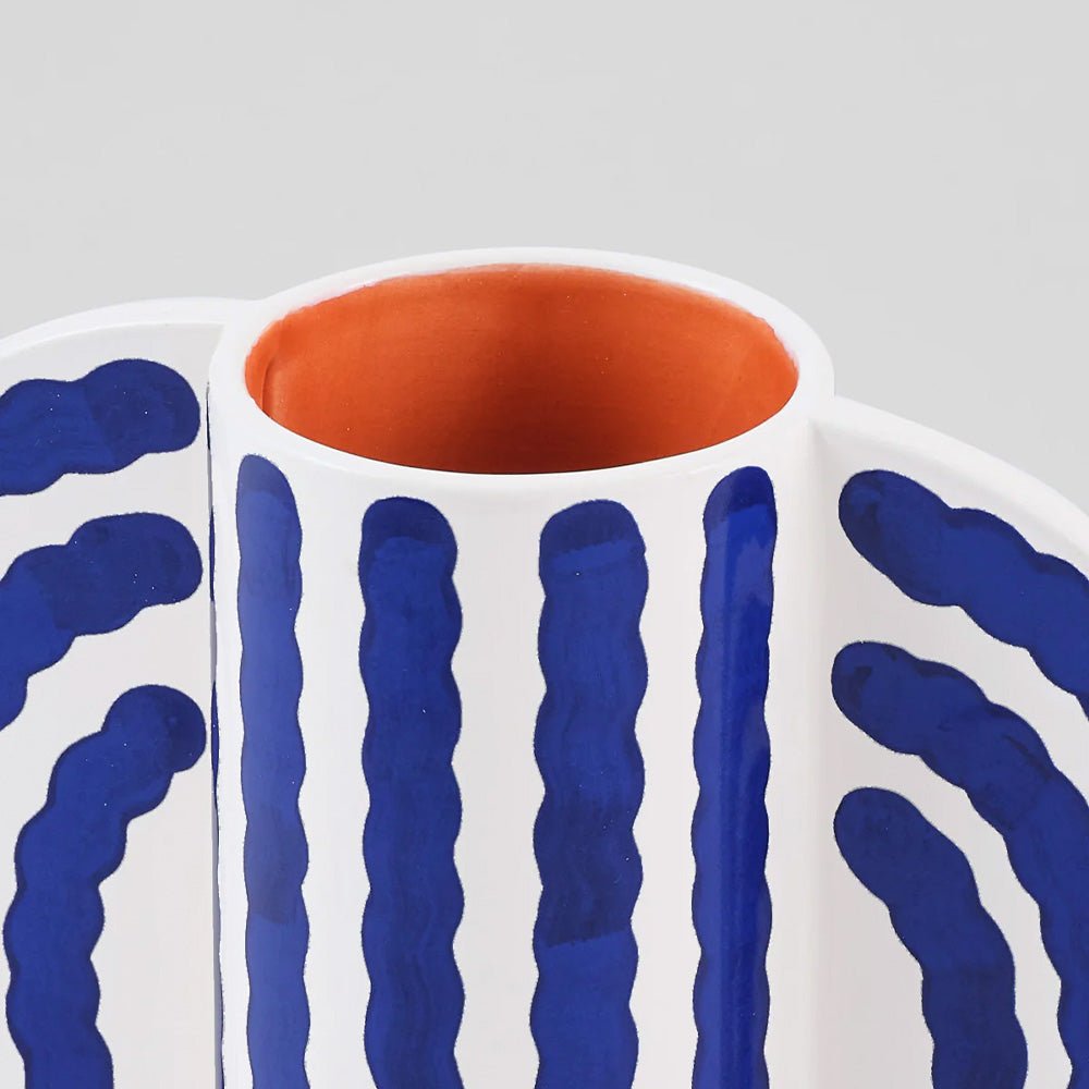 Petit Vase Papillon Bleu
