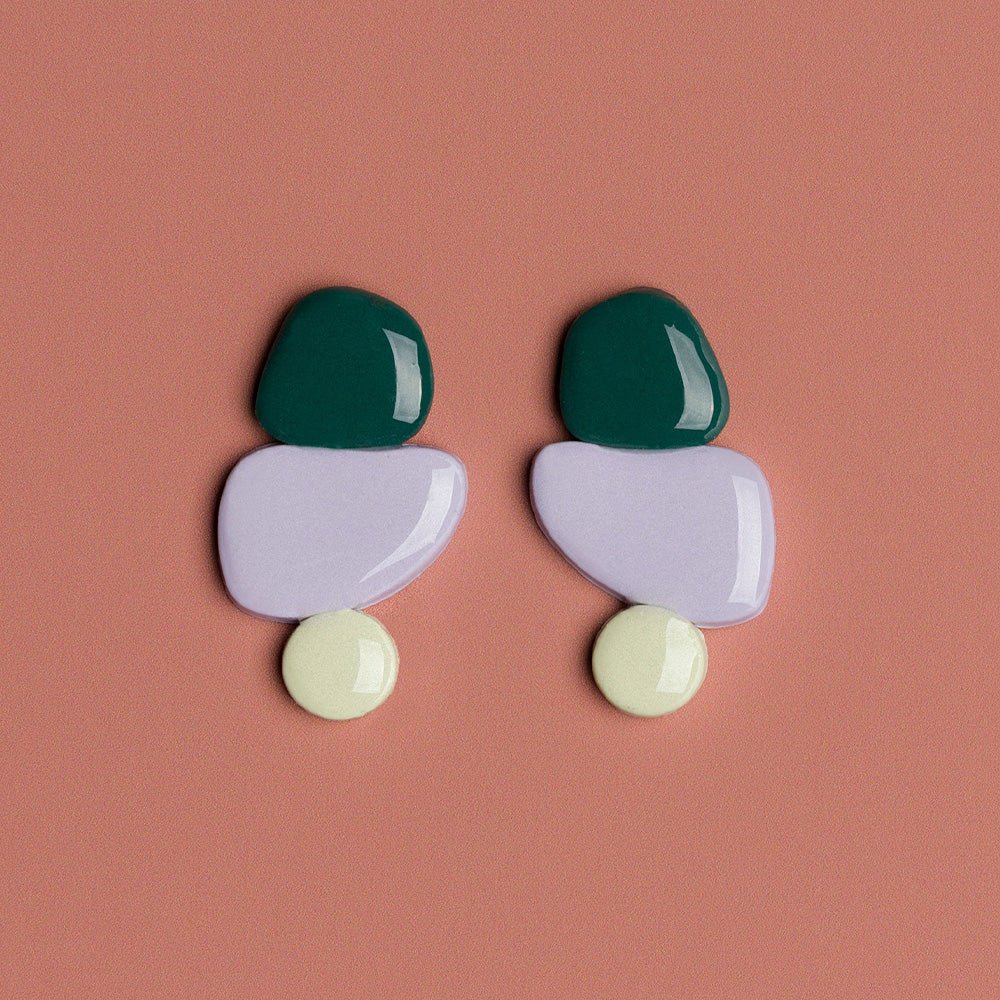 Pendientes Candy Green / Blue