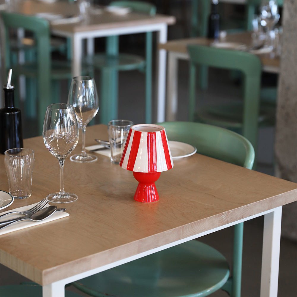 Bougeoir Cantine rouge