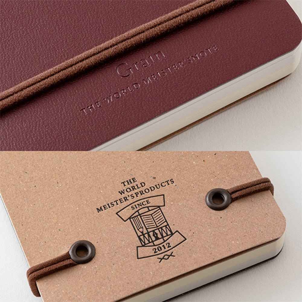 Cuaderno de Anillas WM Grain Rojo