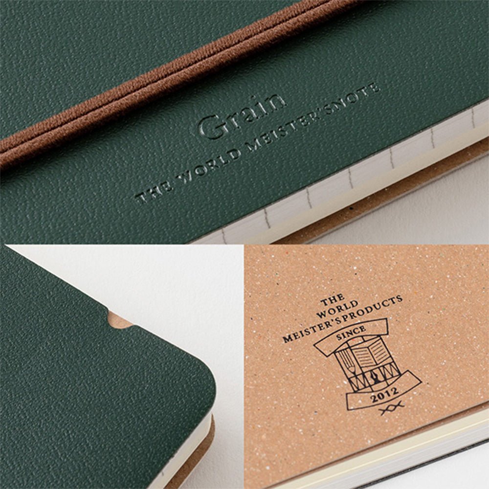 Cuaderno de Anillas WM Grain Variante B6 Verde