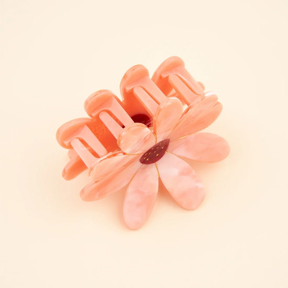Hair Clip Pink Flower