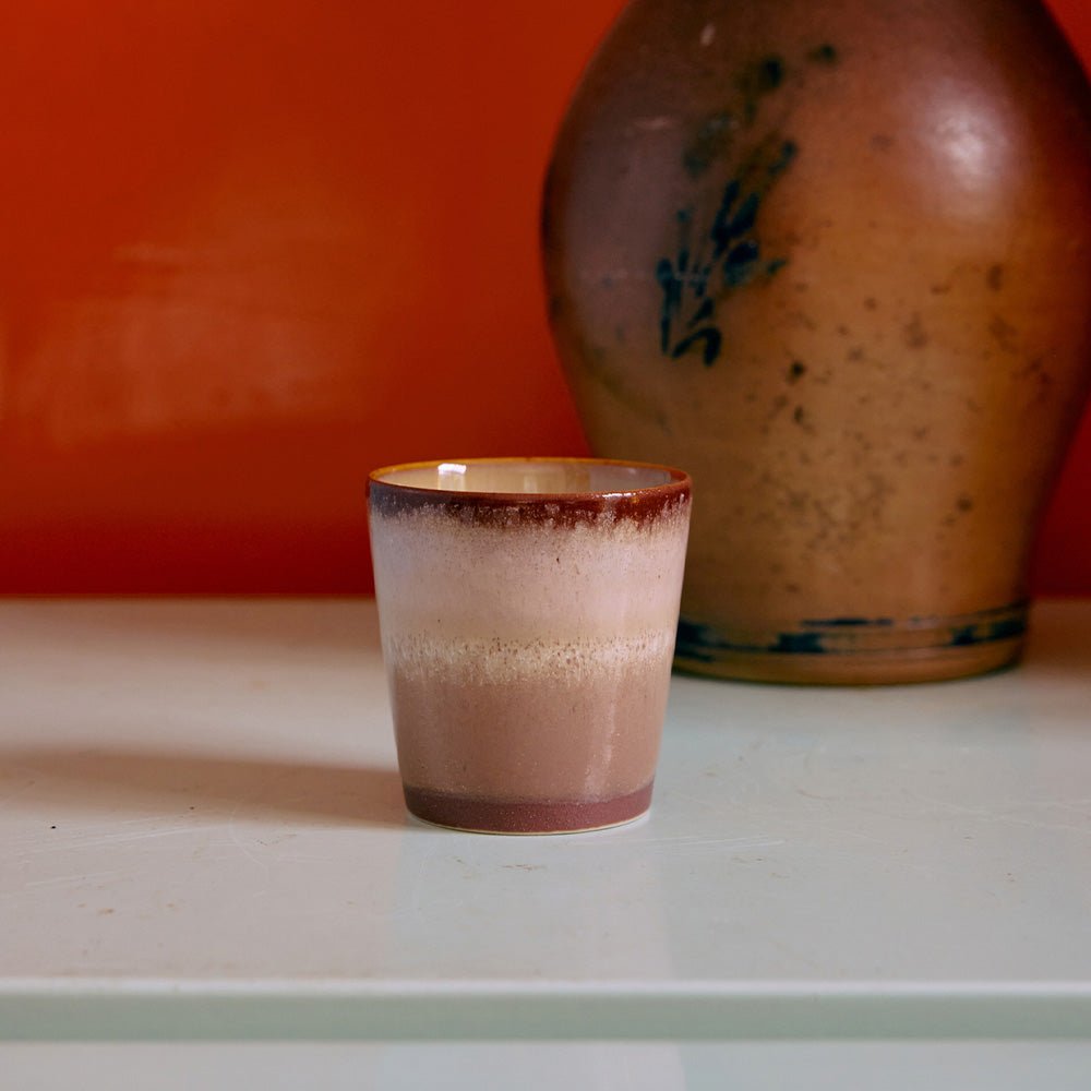 Céramique des années 70 : Mugs à Café - Surréaliste (lot de 6)