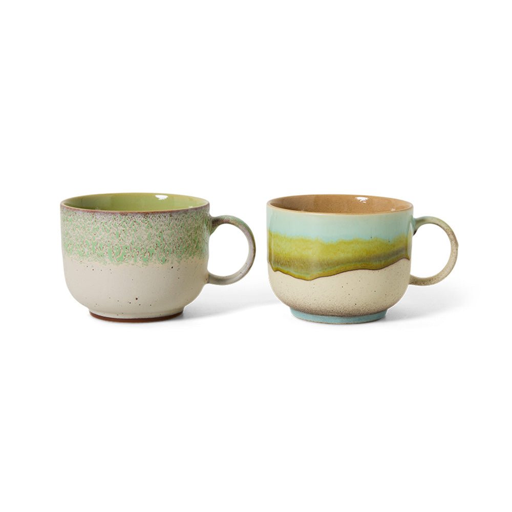 70s Ceramics: Tasses à thé - Neo (lot de 2)