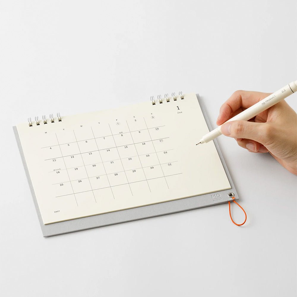 MD Calendario de Escritorio Mensual 2027