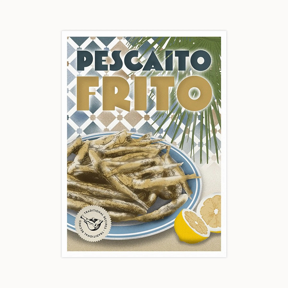 Postal Recetas Tradicionales Españolas