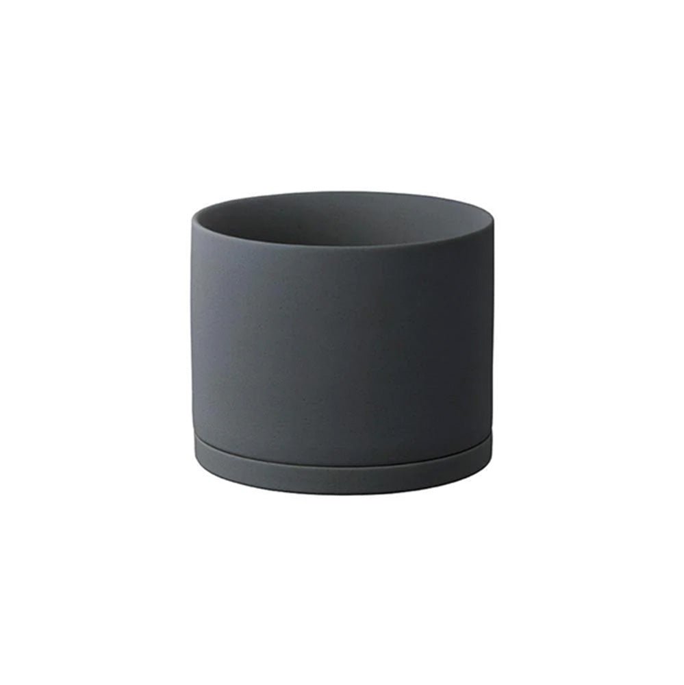 Plant Pot 191 - 135 x 115 mm Dark Gray