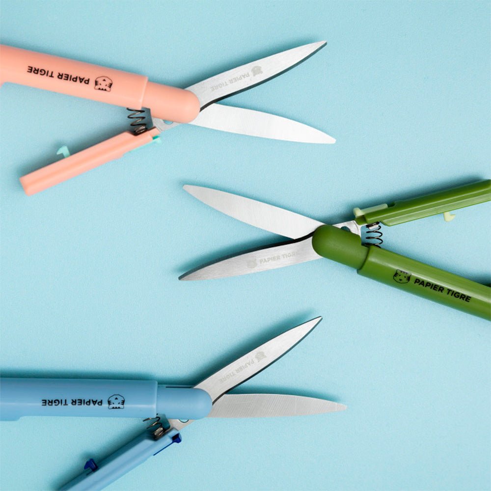 Pocket Scissors Olive Moon
