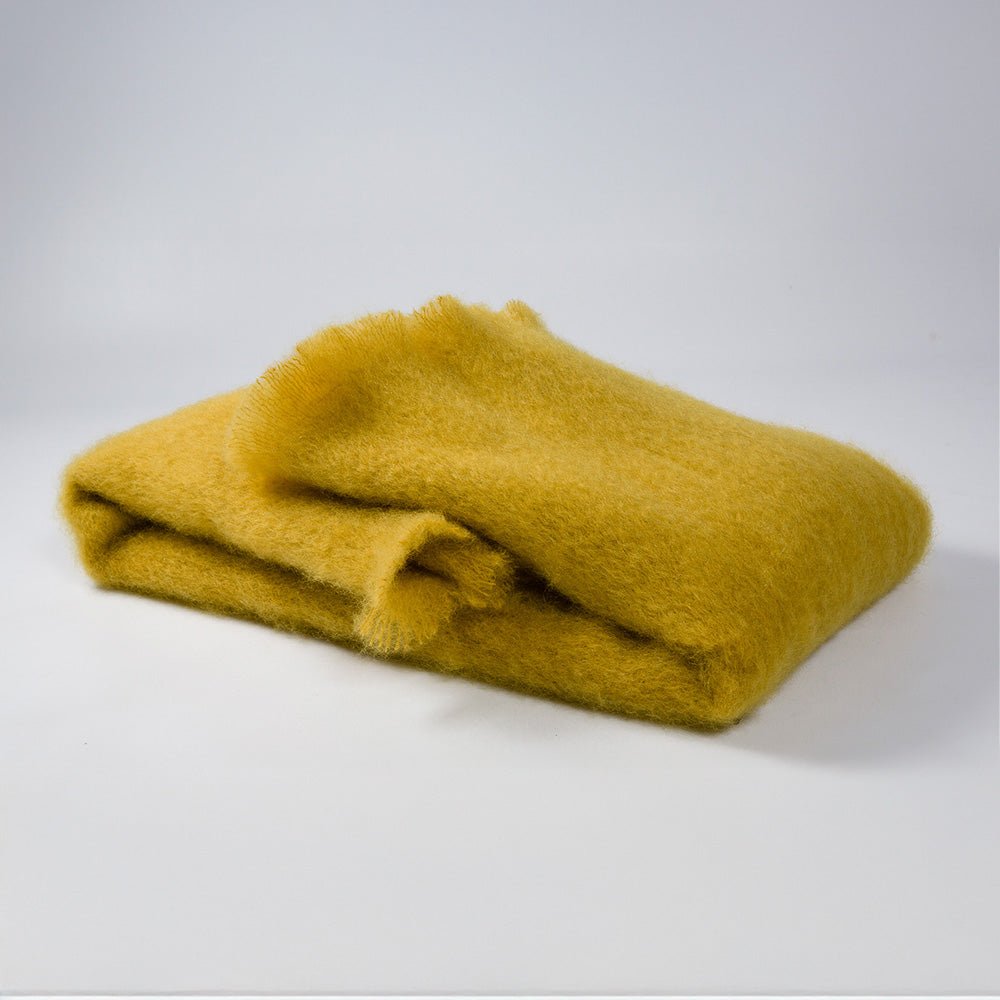 Fular Mohair Mostaza 793 18x170