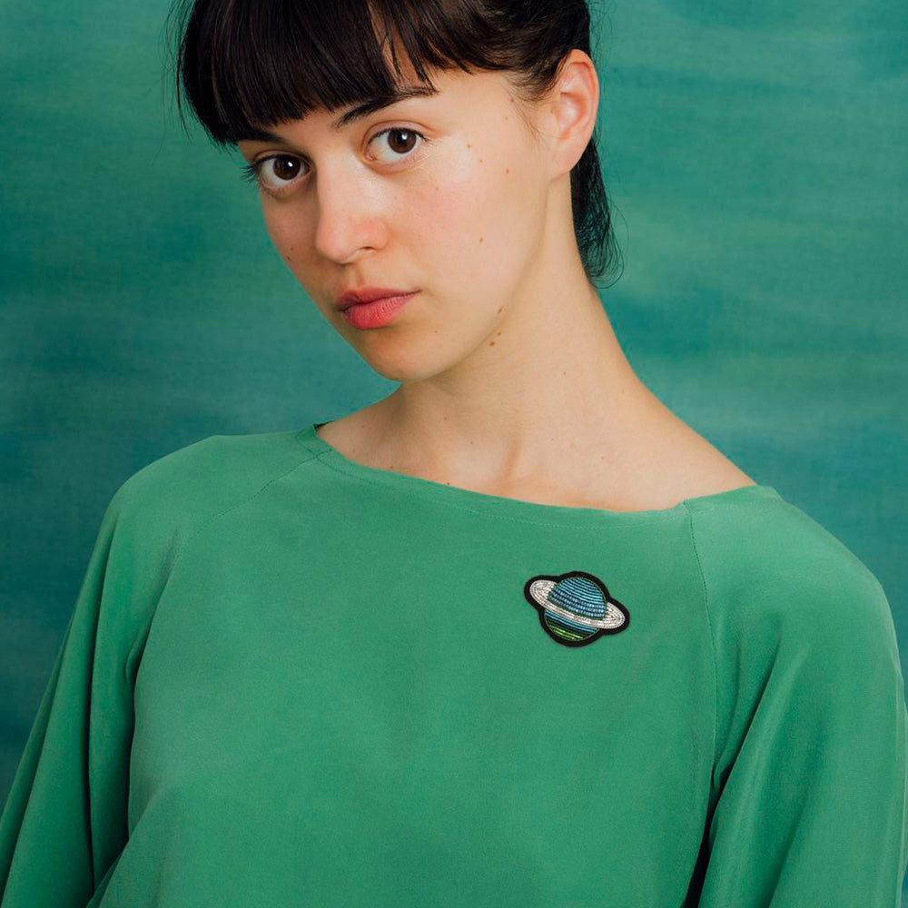 Broche Saturne Fait Main
