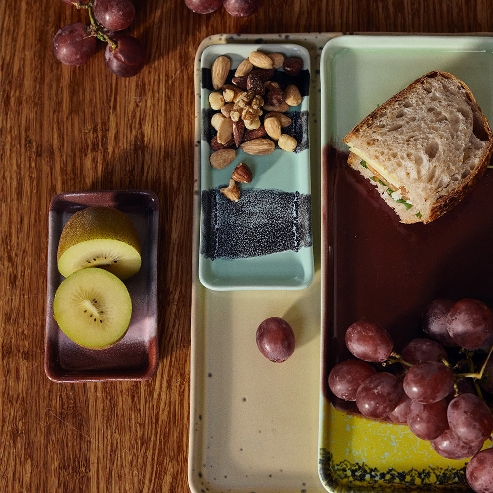 Céramiques des années 70 : Petite assiette - Rivière