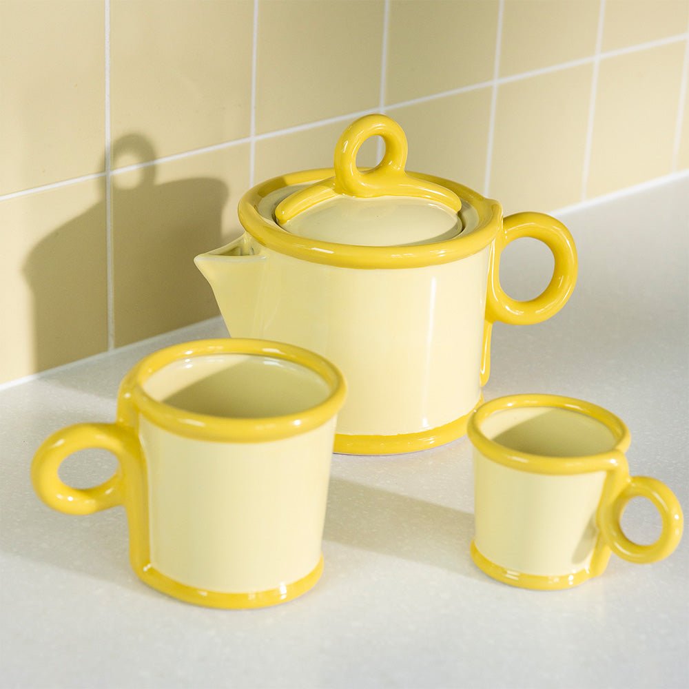 Mug Loop Large Jaune (lot de 2)