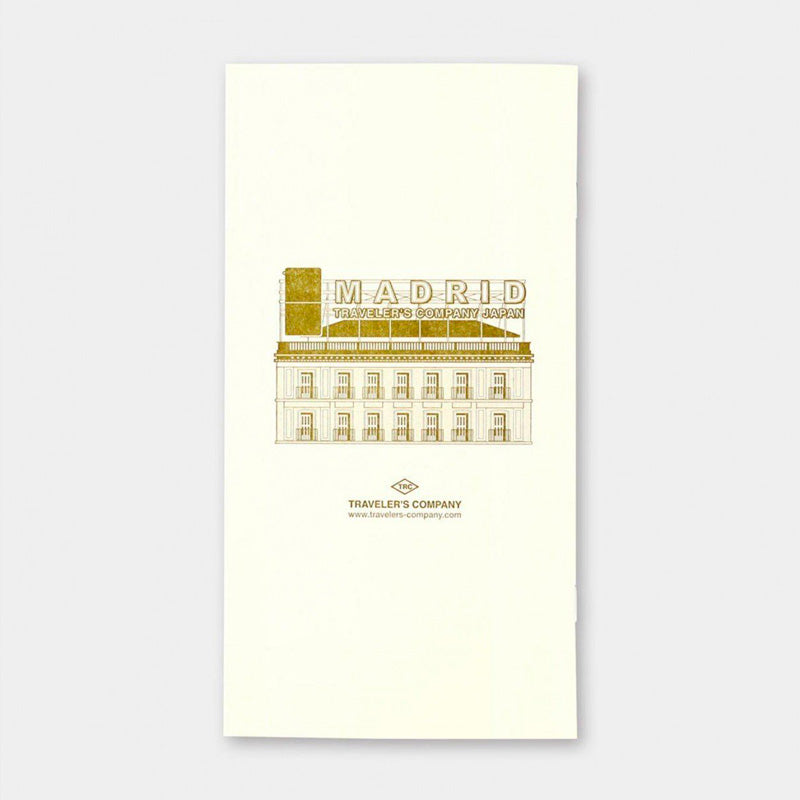 TRAVELER'S notebook Recambio Local Things in Madrid - Tamaño Regular