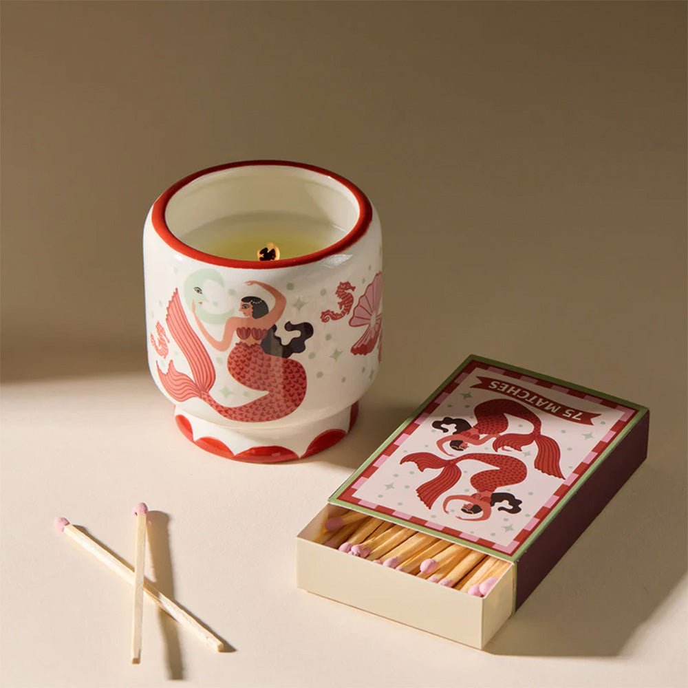 Ginger & Teak Scented Soy Wax Candle