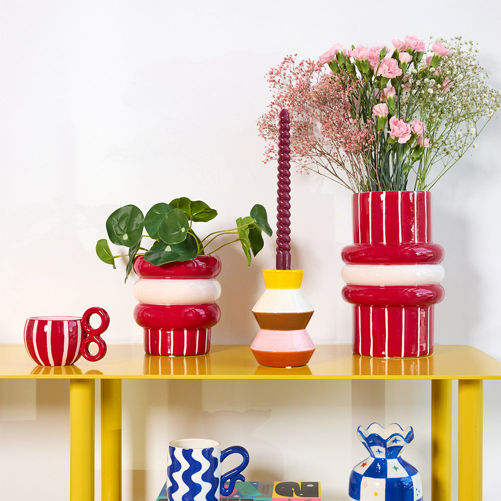 Vase Zafira - Rayures Dansantes