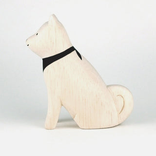 Akita Animal de Madera Pole Pole