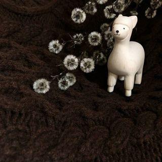 Alpaca Animal de Madera Pole Pole