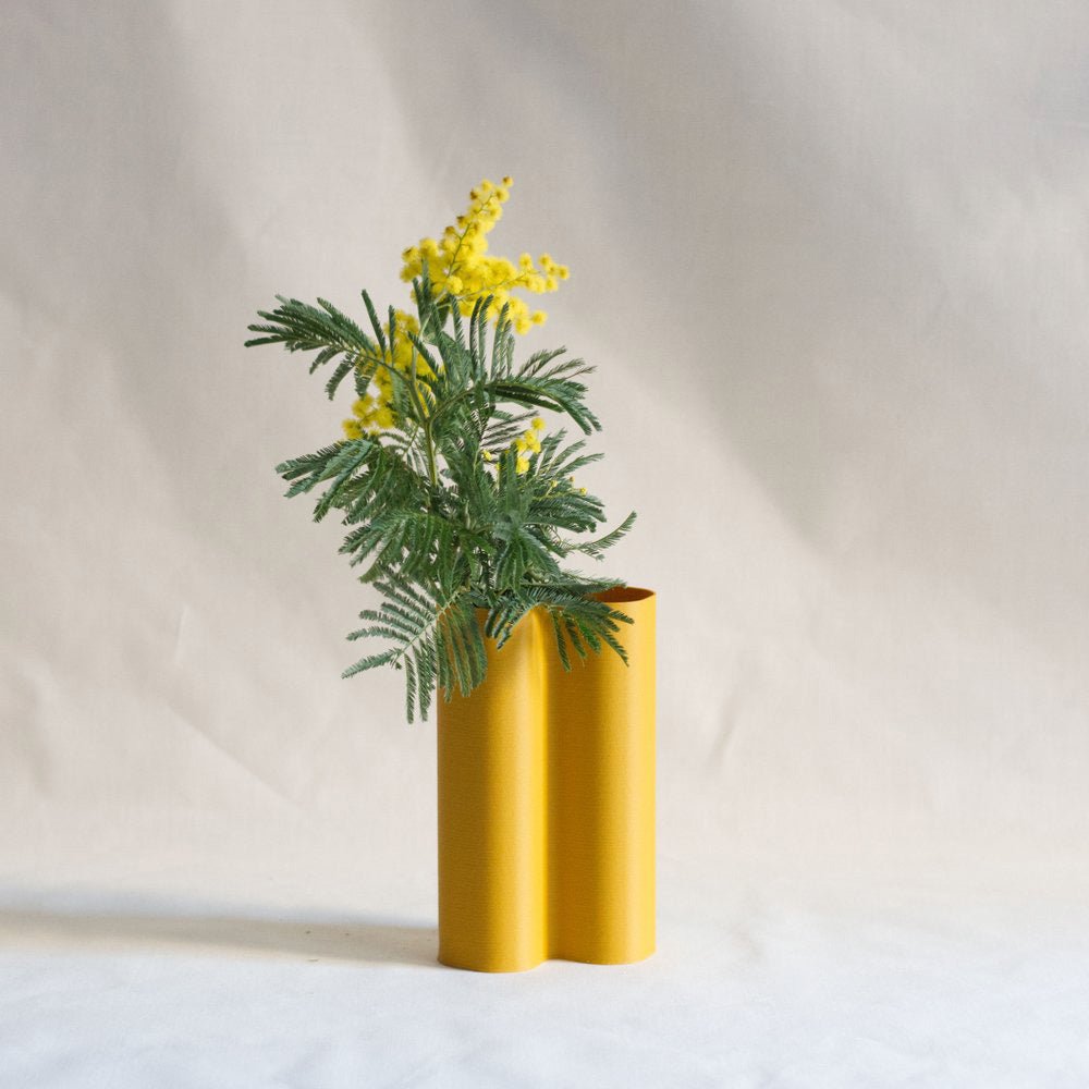 Vase Álvaro S Ocre Mat