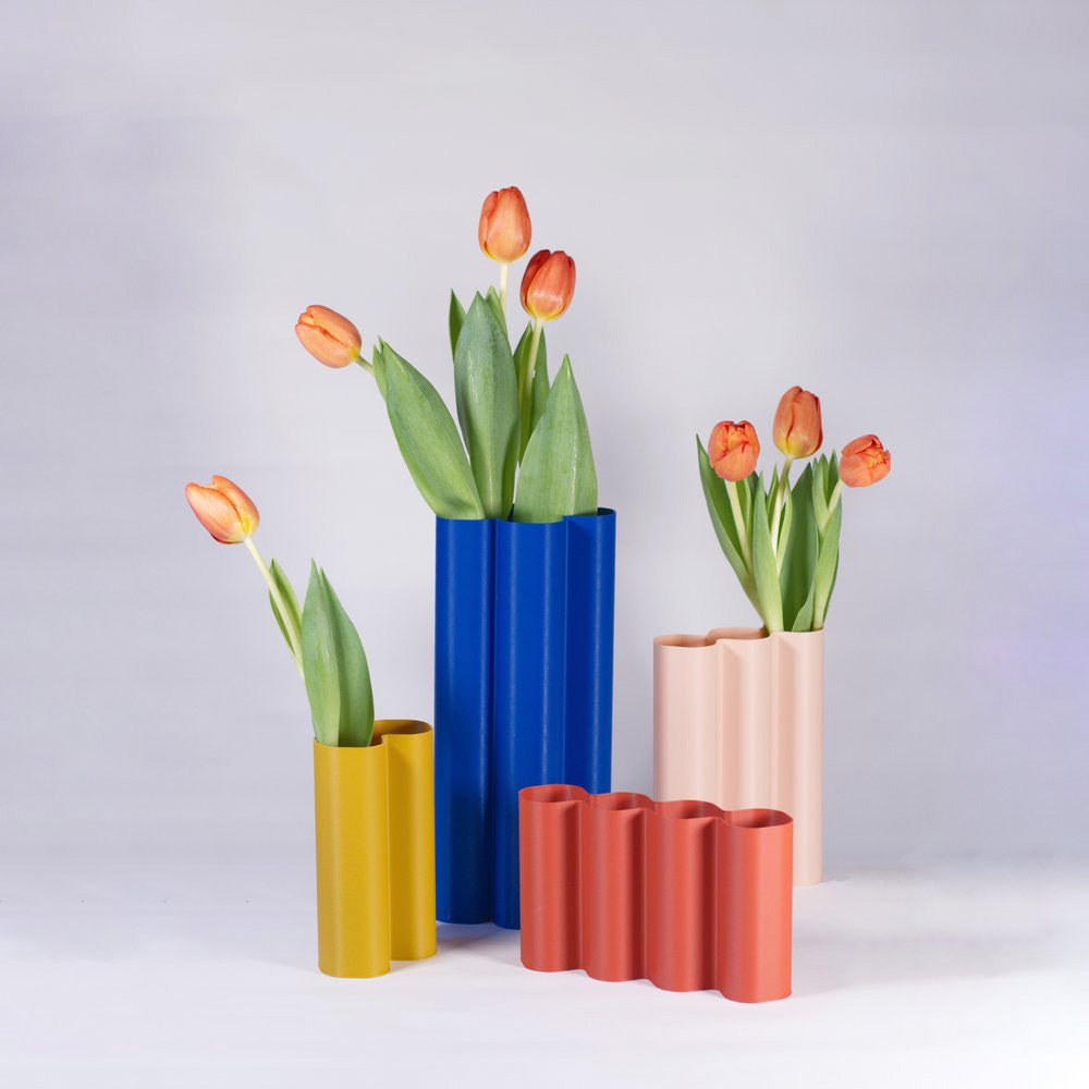 Vase Álvaro S Ocre Mat