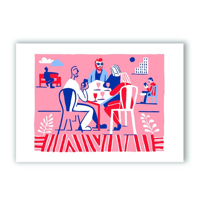 Aperitivo en Conde Duque Giclée Print