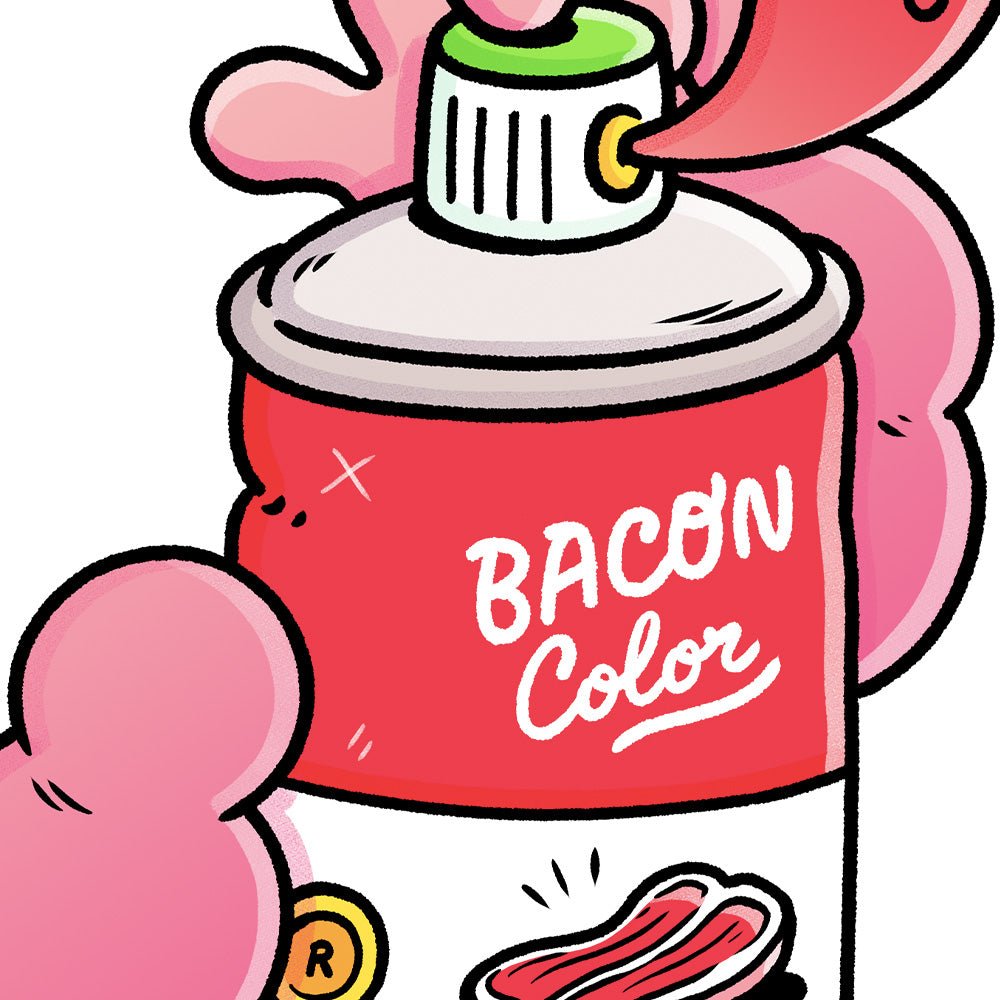 Bacon Spray Impresión Giclée