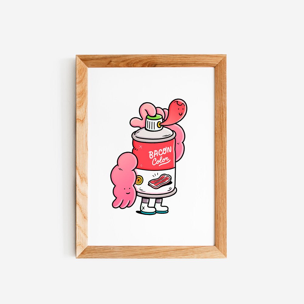 Bacon Spray Impresión Giclée