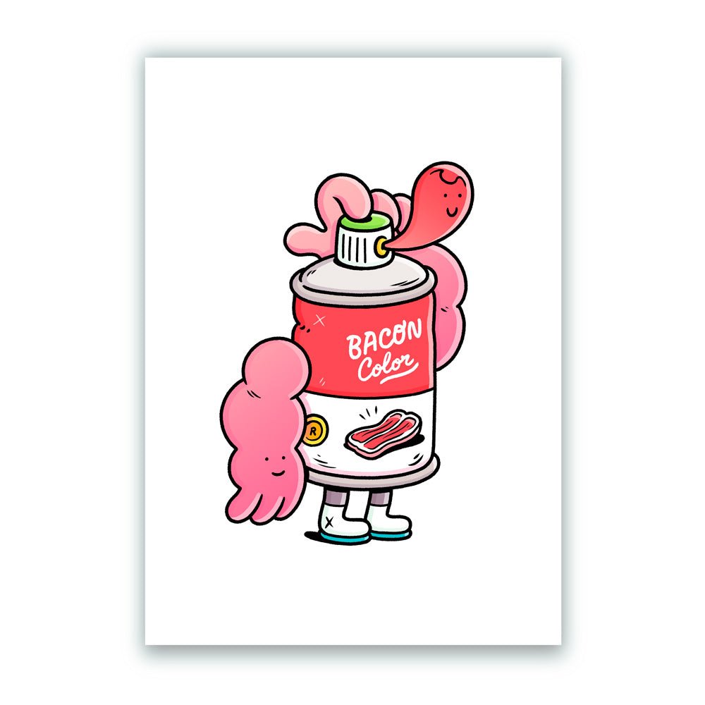 Bacon Spray Impresión Giclée