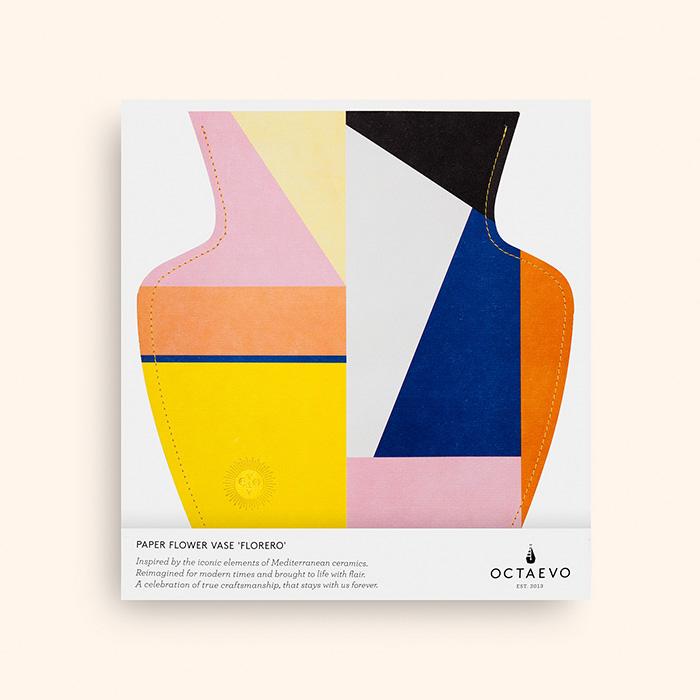 Vase en papier Bazaar