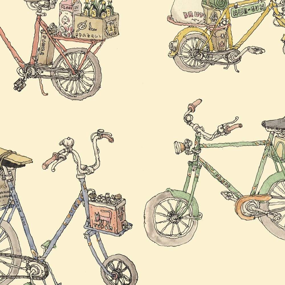 Bicycles Impresión Giclée