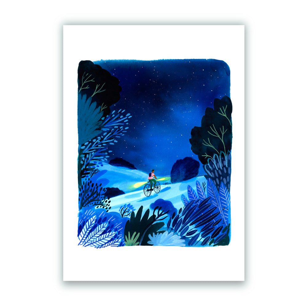 Bicyclette Giclée Print A4