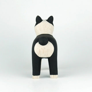 Boston Terrier Animal de Madera Pole Pole