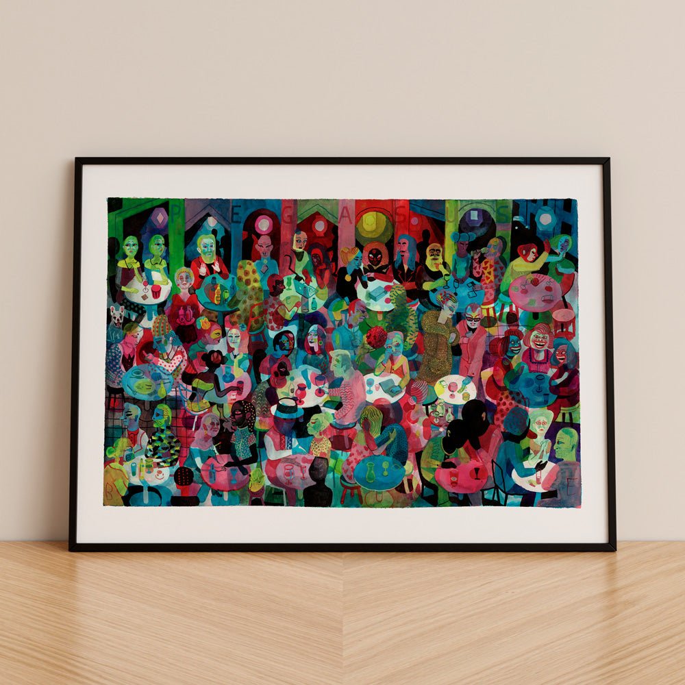 Brasserie Pegasus Impresión Giclée