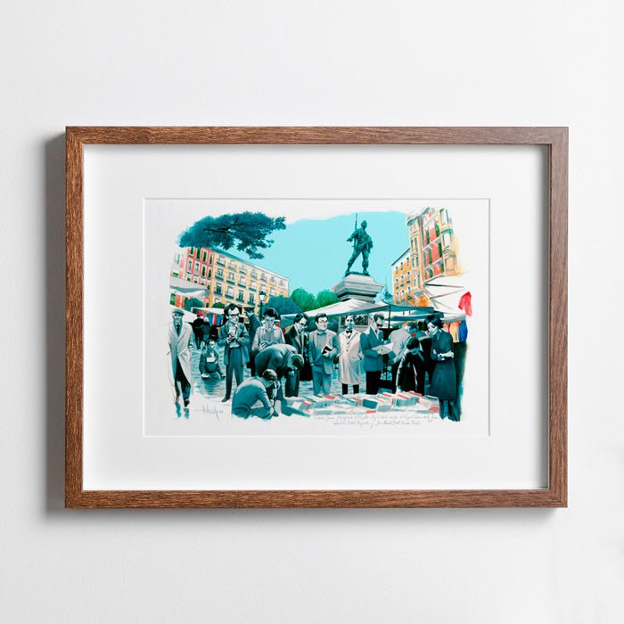 Plaza de Cascorro El Rastro Giclée Print