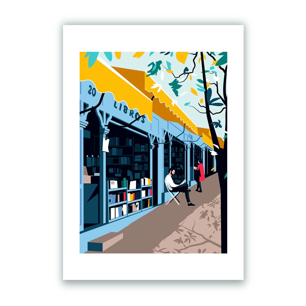 Cuesta de Moyano Giclée Print
