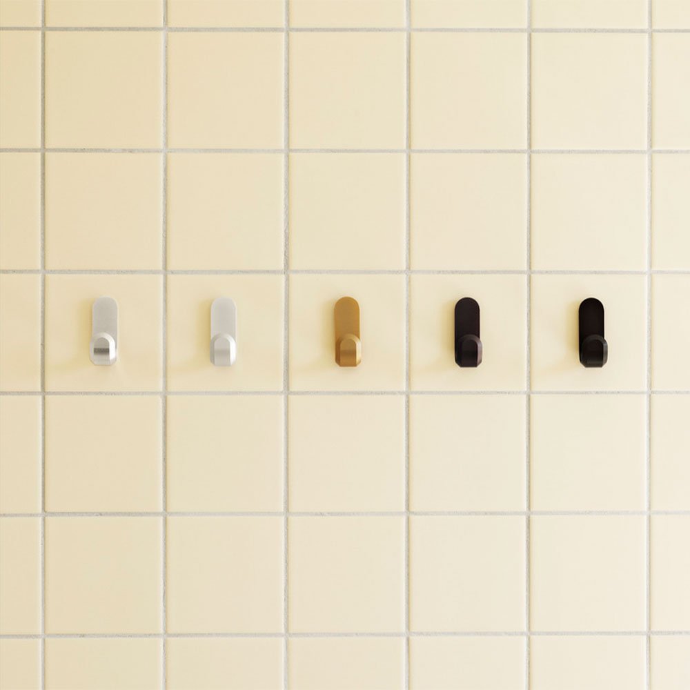 Curve Mini Hooks Silver (Set de 2)