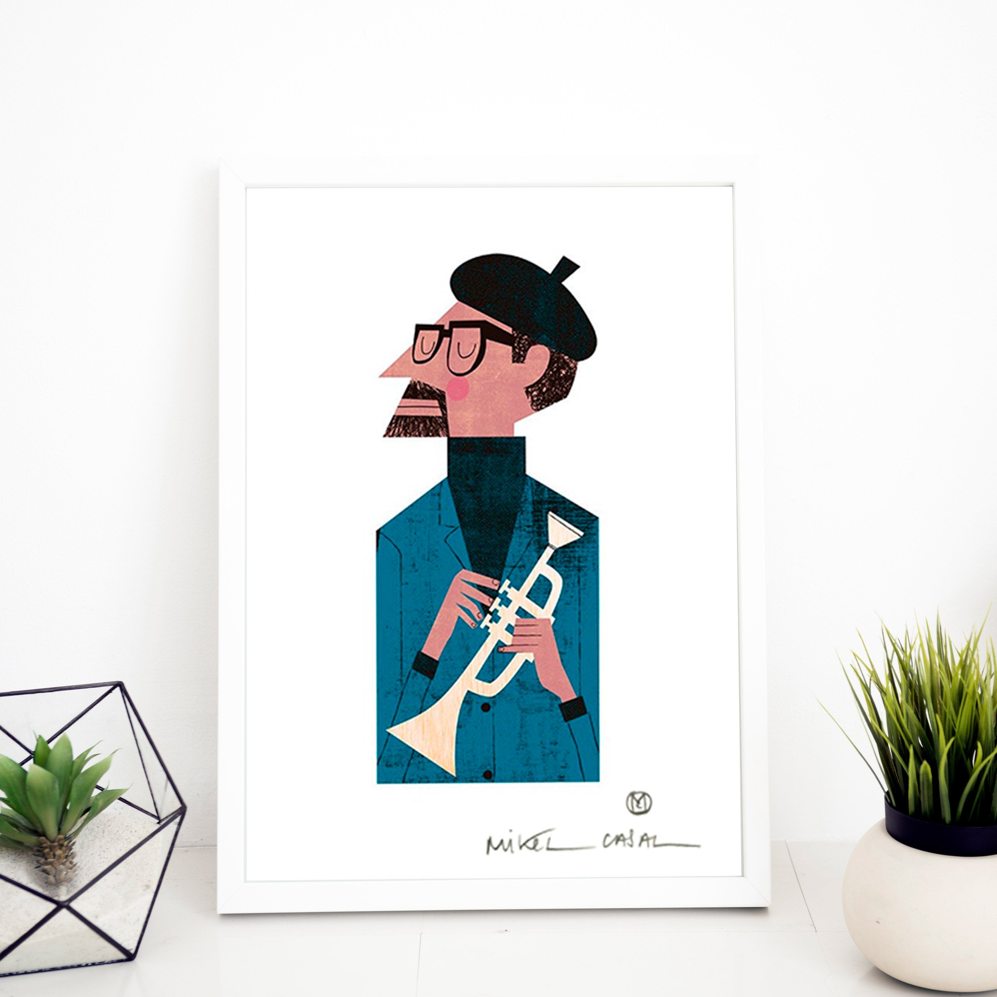 Dizzy Gillespie Impresión Giclée