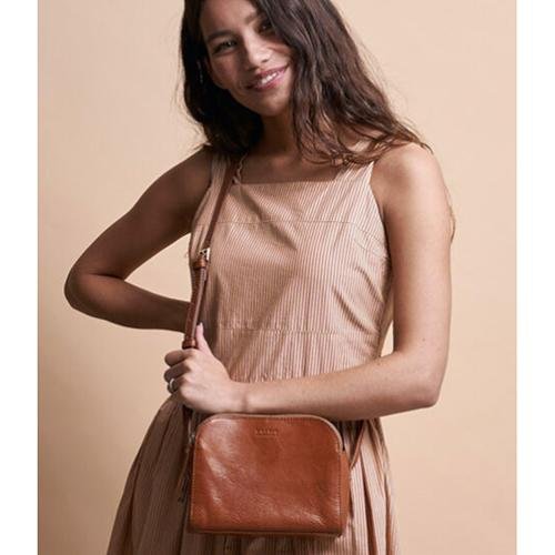 Emily - Eco Stromboli Cognac (Leather Strap)