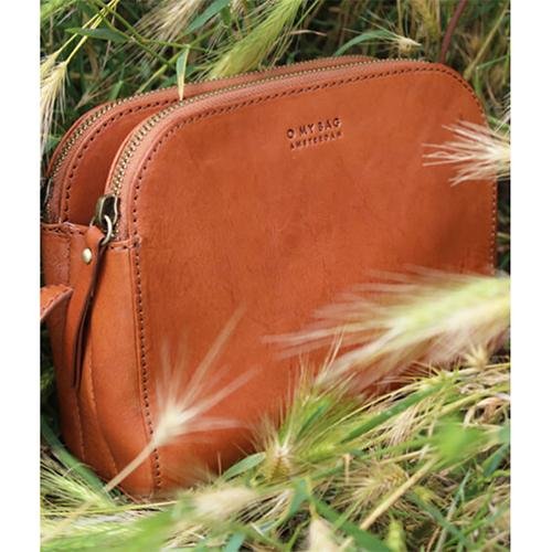 Emily - Eco Stromboli Cognac (Leather Strap)