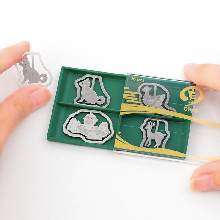 Etching Clips Japanese Animal